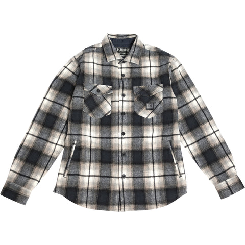 Fasthouse Folsom Heavyweight Flannel Men's Button Up Long-Sleeve Shirts