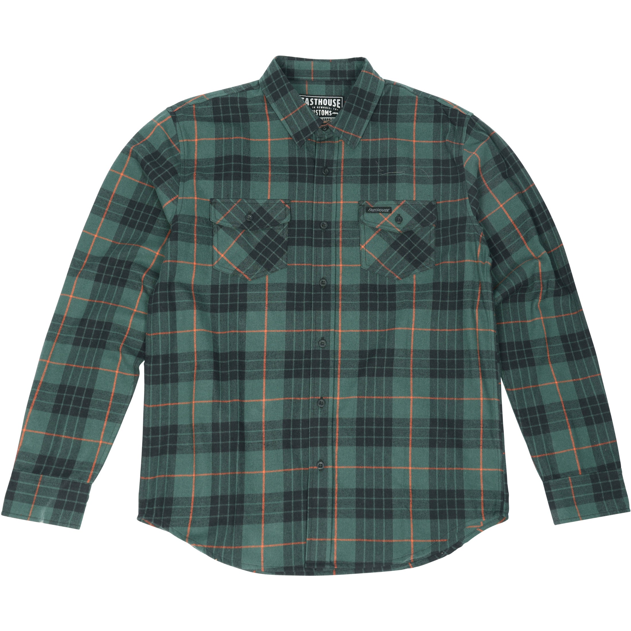 Fasthouse Saturday Night Special Flannel Men's Button Up Long-Sleeve Shirts-3297