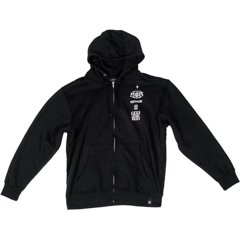Fasthouse 805 Fuel Men's Hoody Zip Sweatshirts (Brand New)