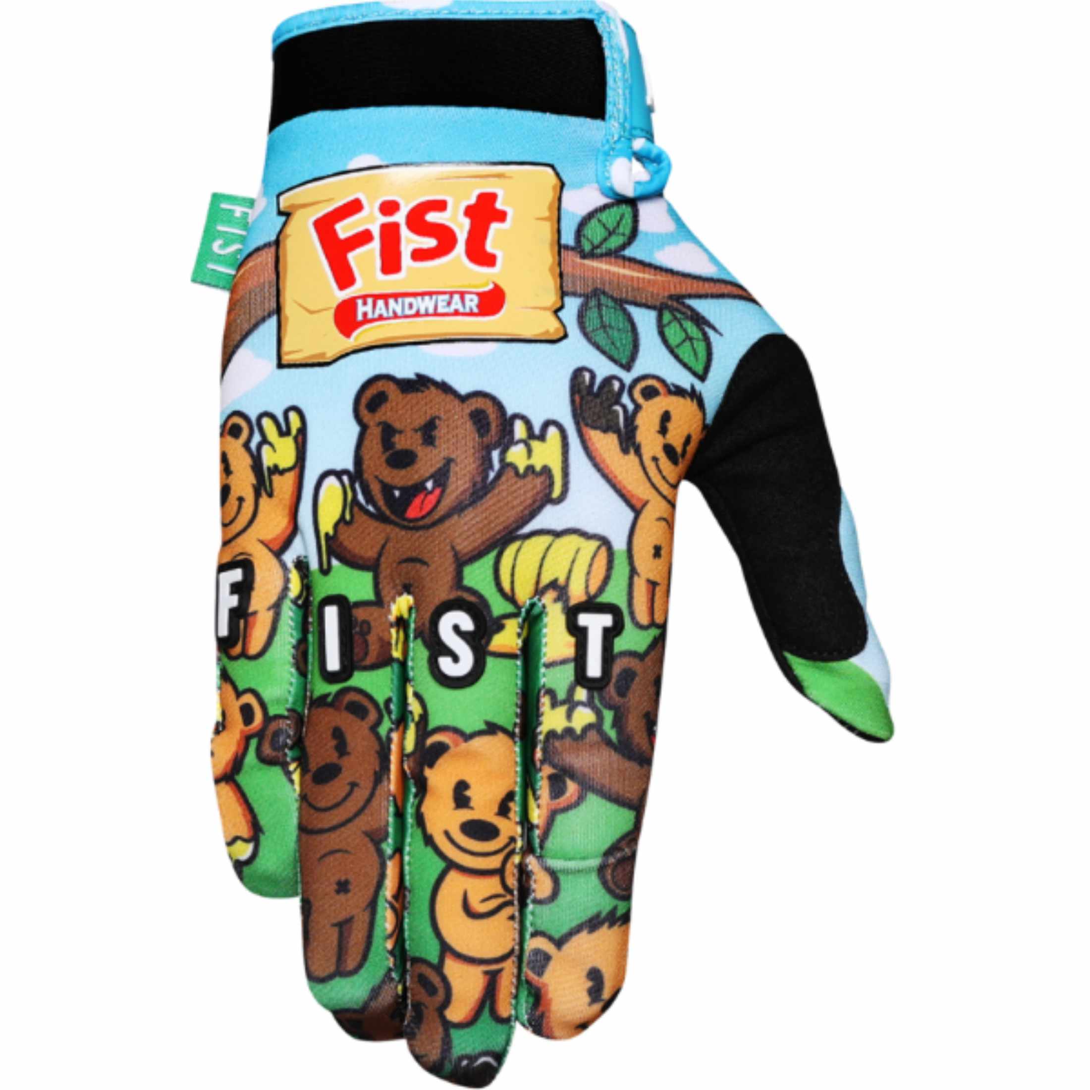 Fist Handwear Lil Fists Strapped Lil Teds Kids Off-Road Gloves-3332