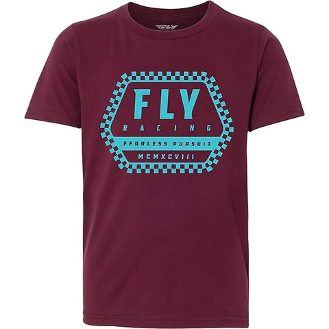 Fly Racing Track Youth Boys Short-Sleeve Shirts (Brand New)