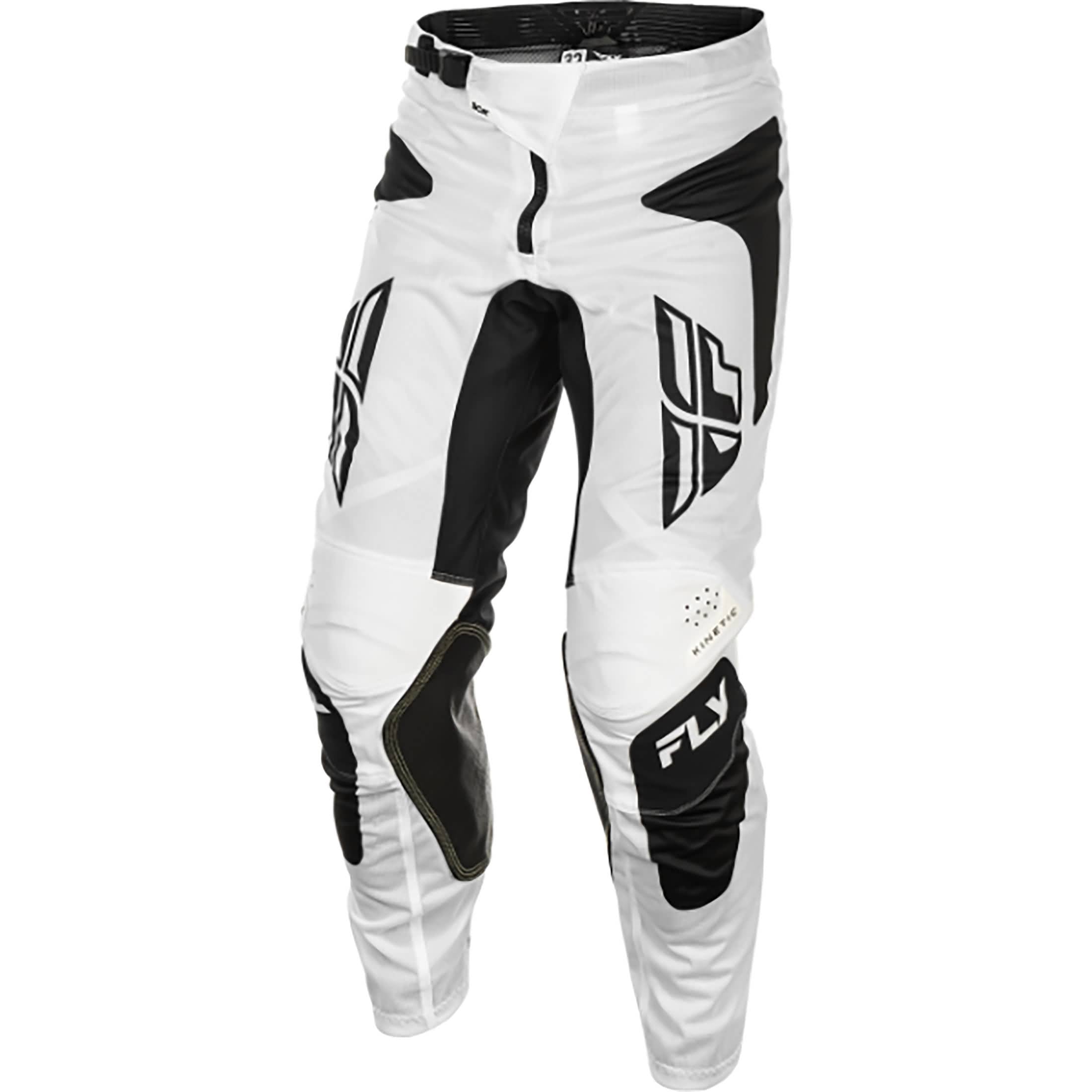 fly motocross gear Fly Racing Kinetic Mesh Pants Sym White/Black 30