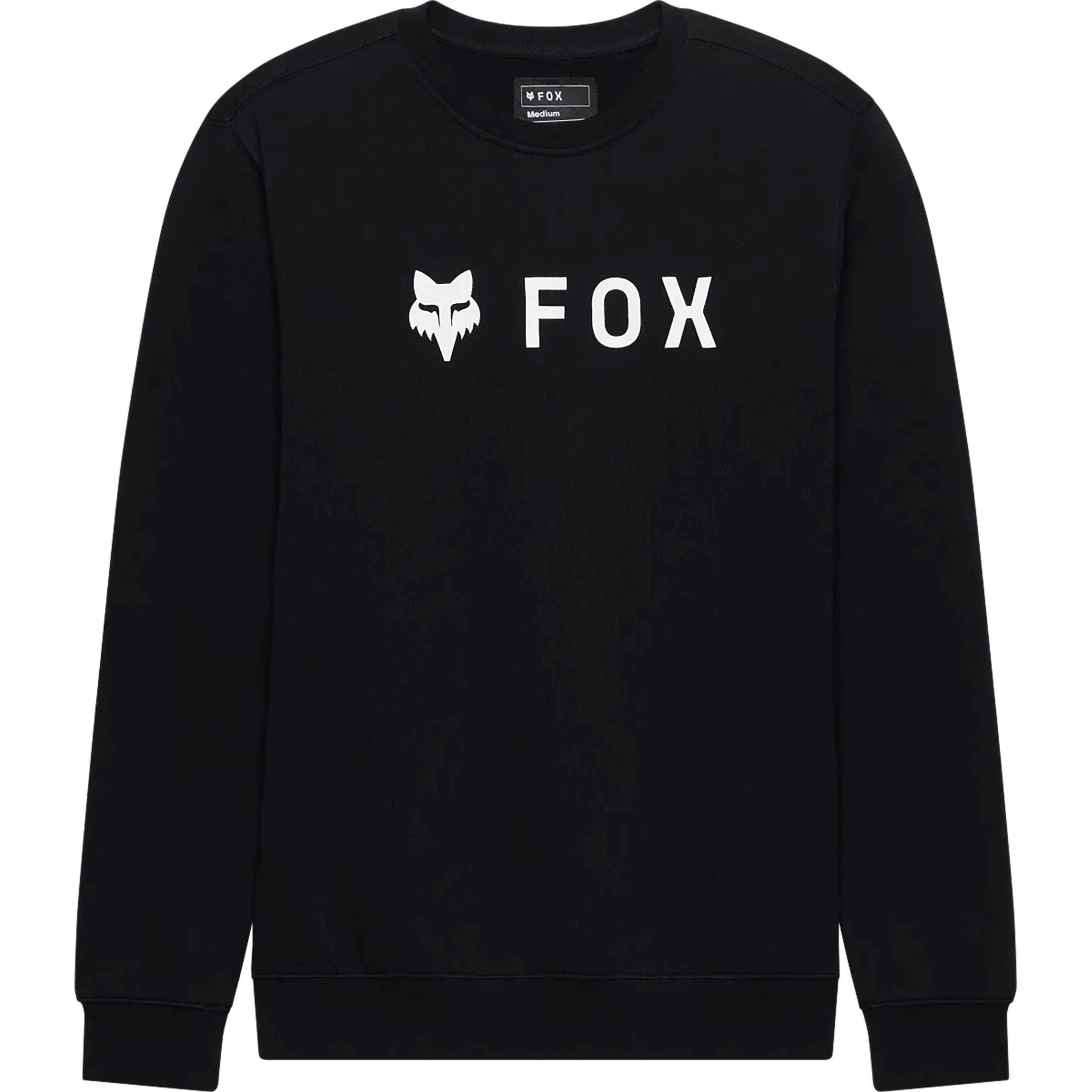 Fox Racing Absolute Fleece Crew Men's Sweater Sweatshirts - Black