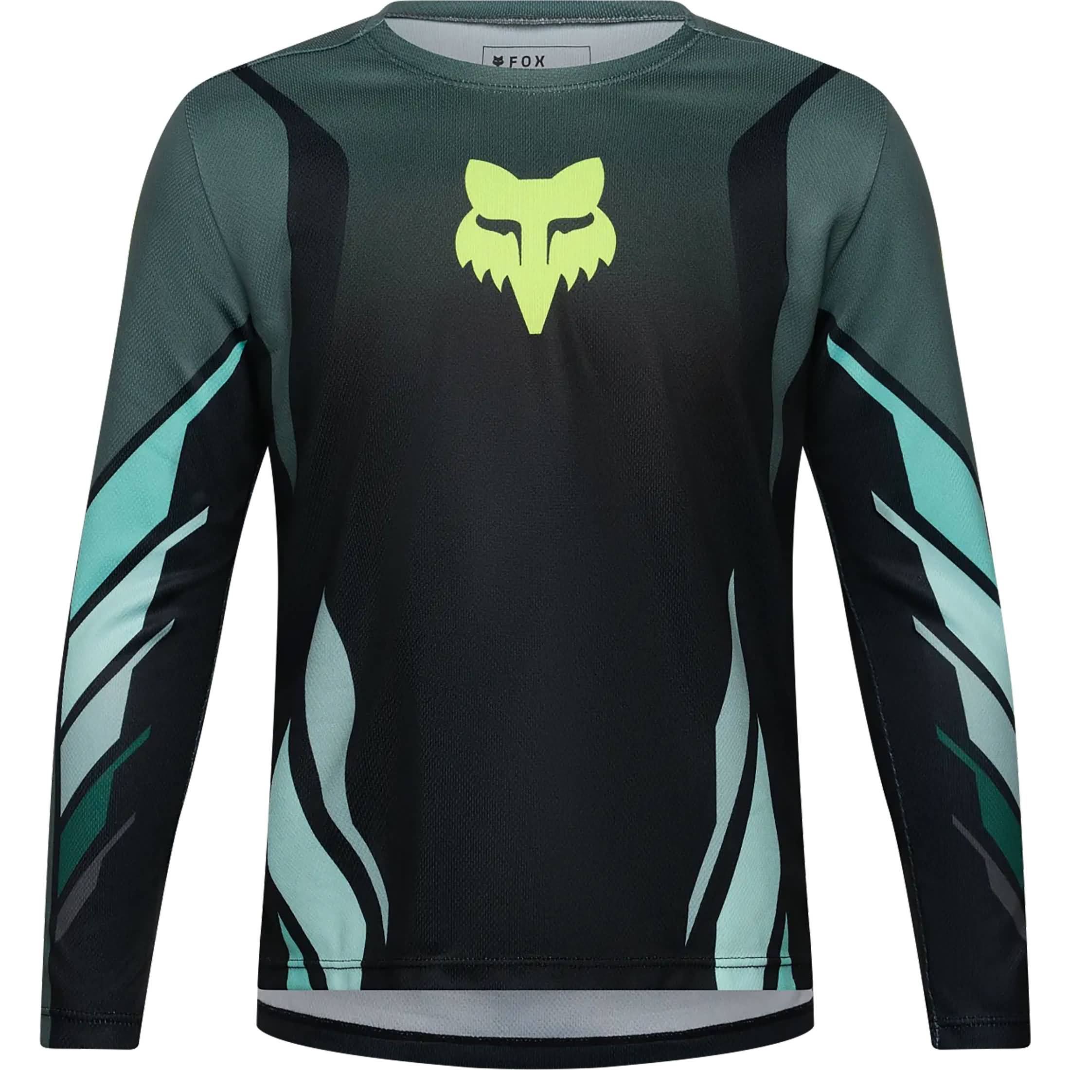 Fox Racing Ranger Foundry LS Youth MTB Jerseys - Sage Green