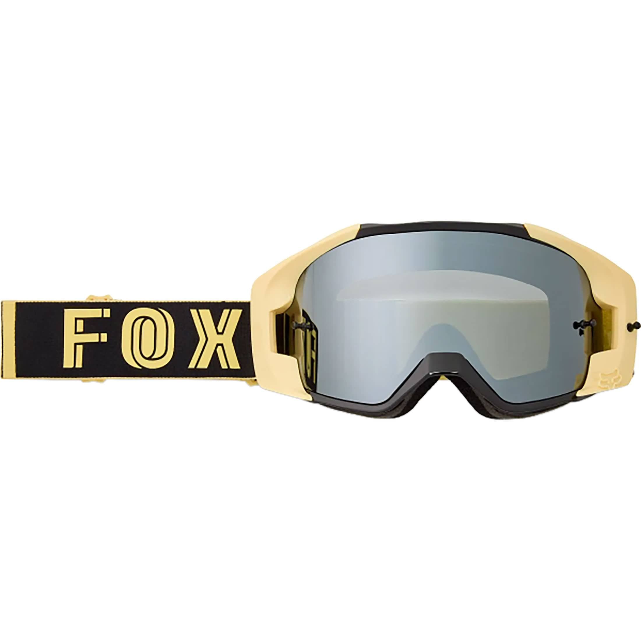 fox racing vue goggles Fox Racing Vue Inning Vivid Mirrored Lens Goggles-Black