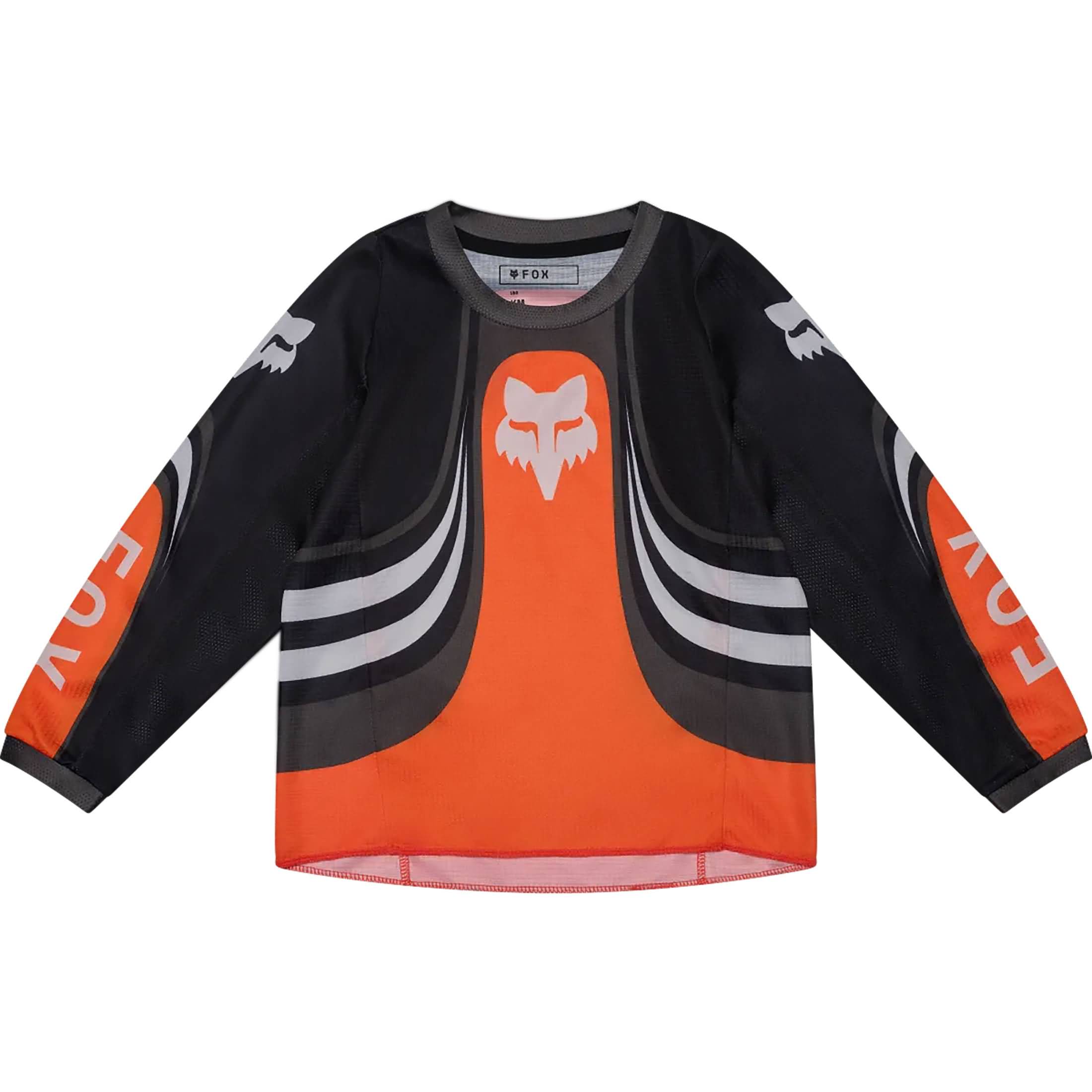 Fox Racing 180 Draft LS Kids Off-Road Jerseys - Sunburst Orange