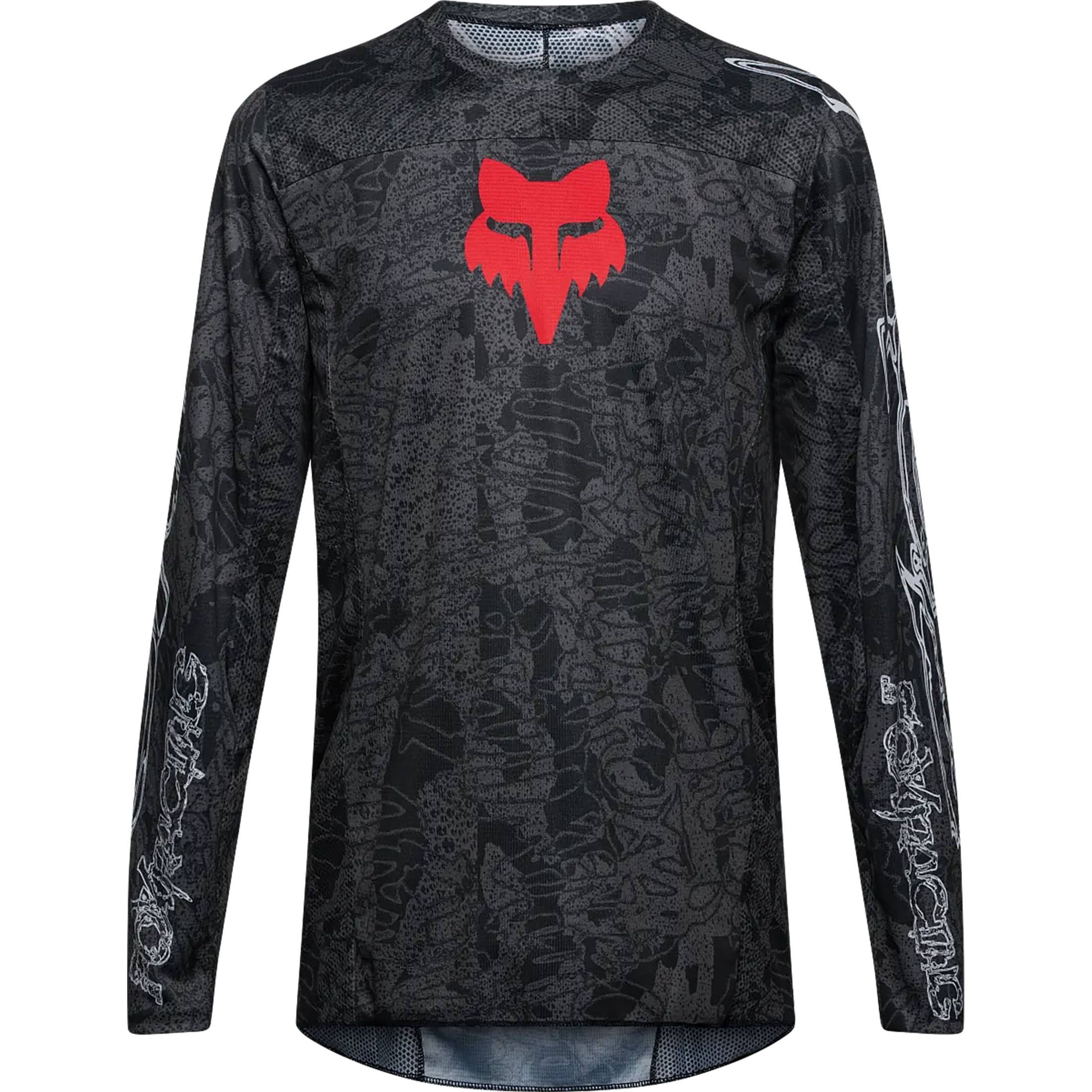 Fox Racing 180 Abyss LS Men's Off-Road Jerseys - Black