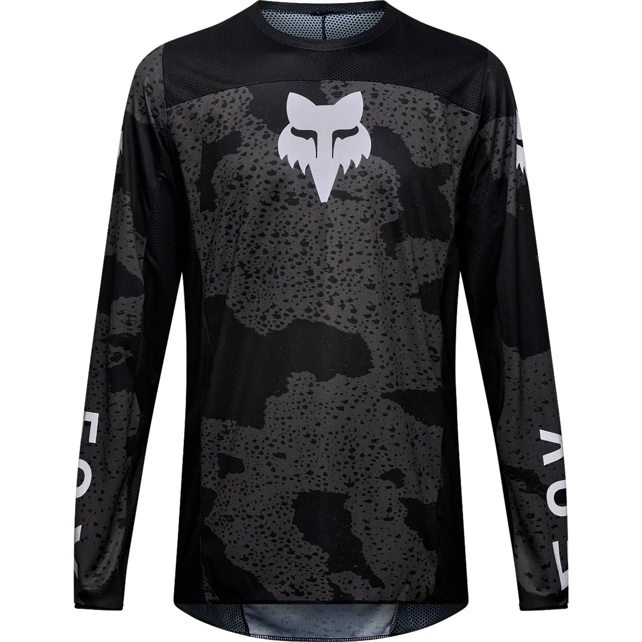 Fox Racing 180 BNKR LS Men's Off-Road Jerseys - Black Camouflage