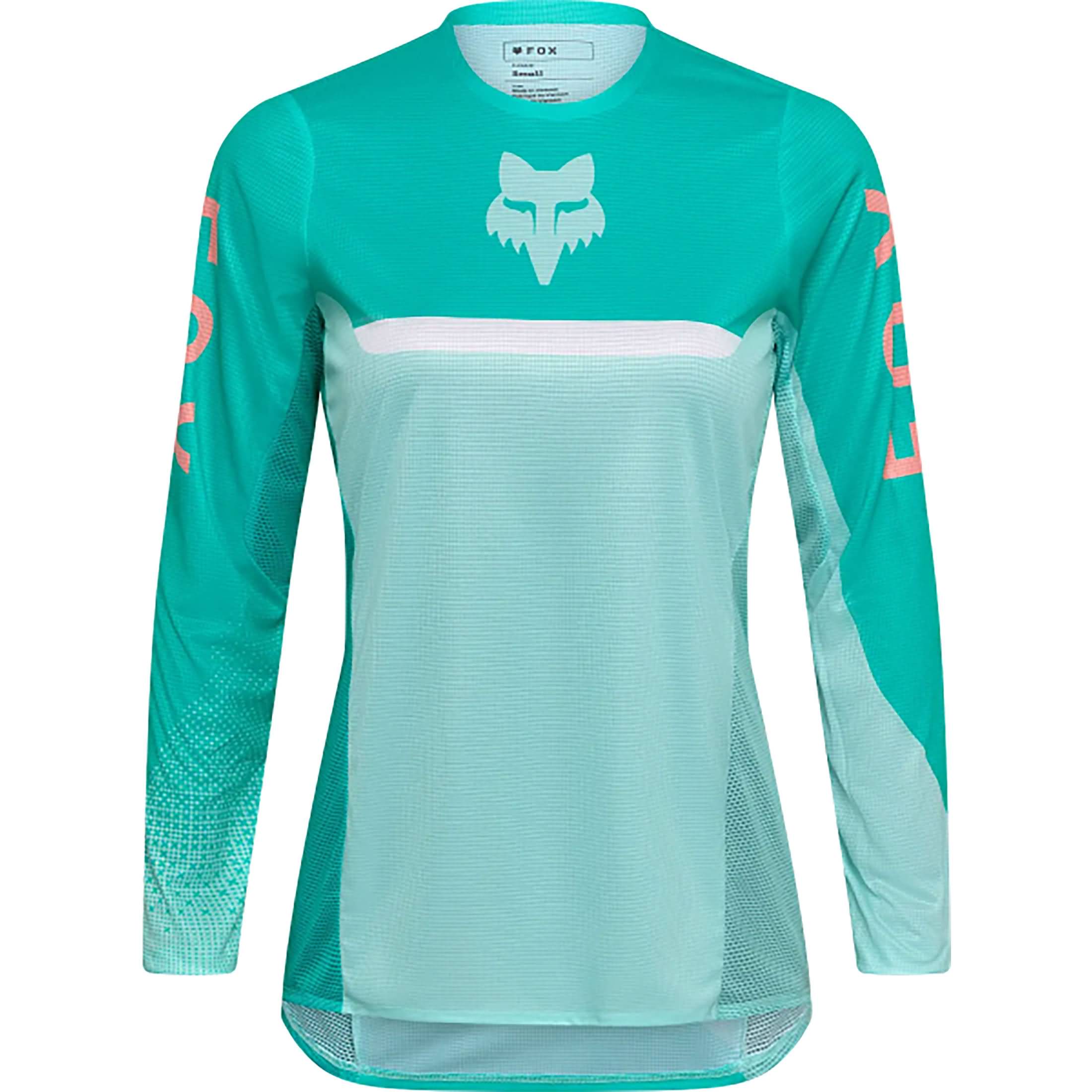 Fox Racing Flexair Fracture LS Women's Off-Road Jerseys-36326