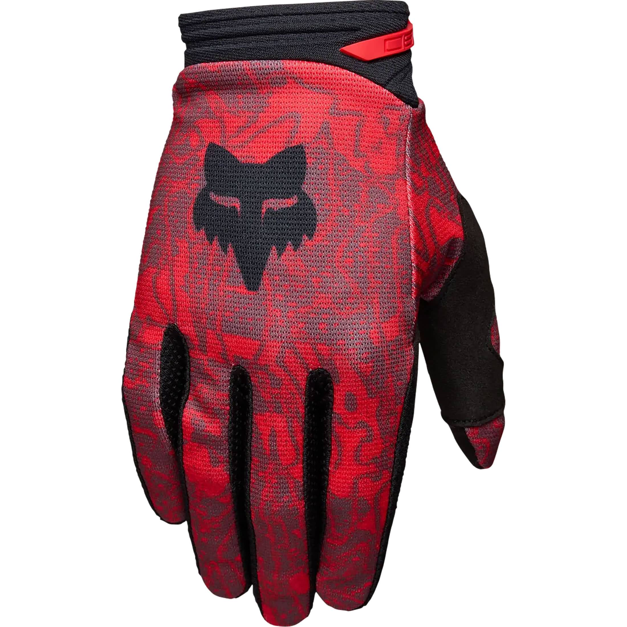 Fox Racing 180 Abyss Men's Off-Road Gloves - Fluorescent Red