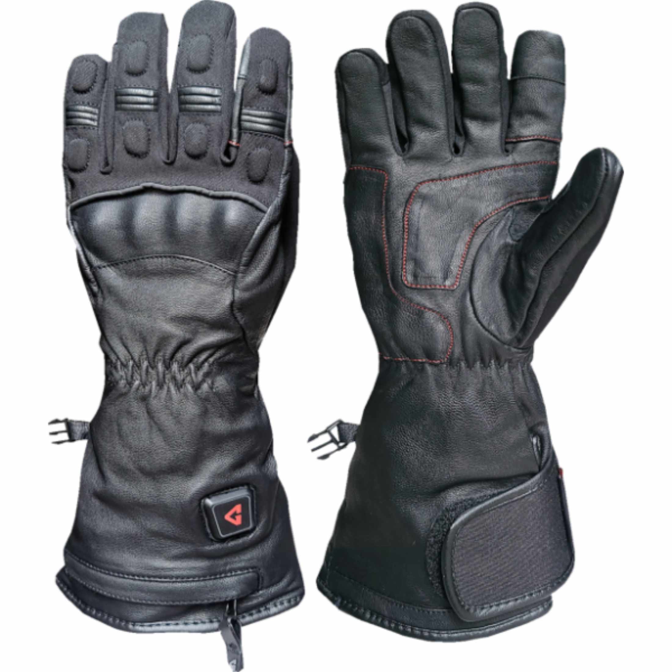 Gerbing Heated Clothing 7 V Hard Knuckle Battery Men's Street Gloves-3301