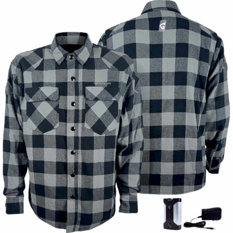 Gerbing Heated Clothing 7 V Battery Flannel Men's Street Jackets