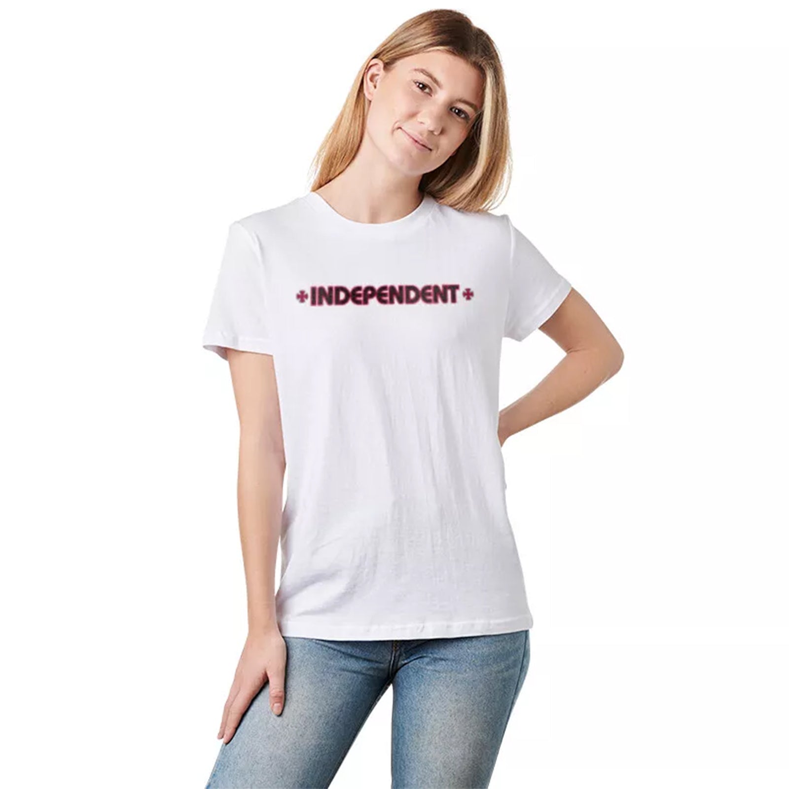 Independent Bar/Cross Women's Short-Sleeve Shirts-44151985