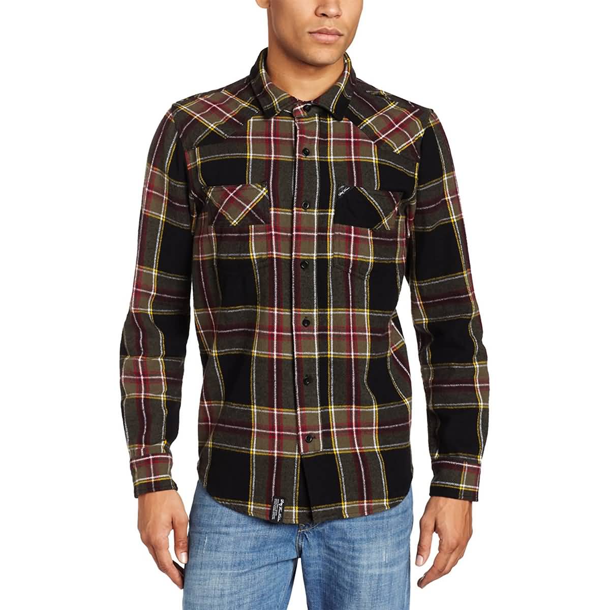 LRG Sherlock Men's Button Up Long-Sleeve Shirts-K122011