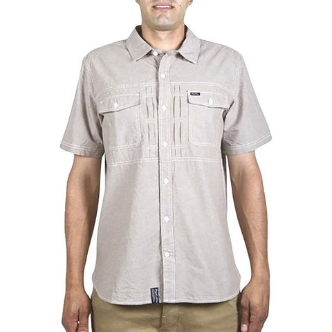 LRG Up Rooted Woven Men's Button Up Short-Sleeve Shirts (Brand New