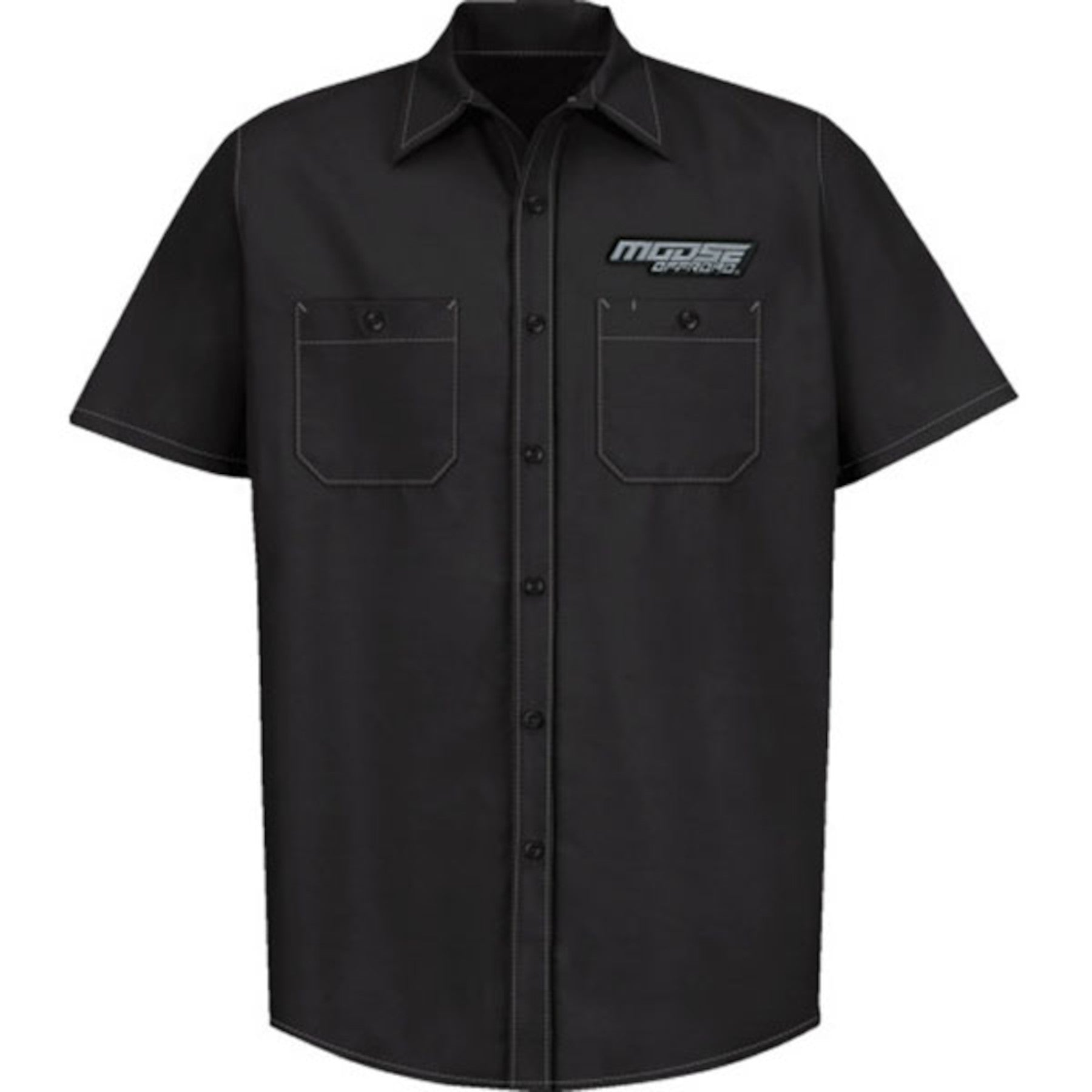 Moose Racing Shop Men's Button Up Short-Sleeve Shirts-3040