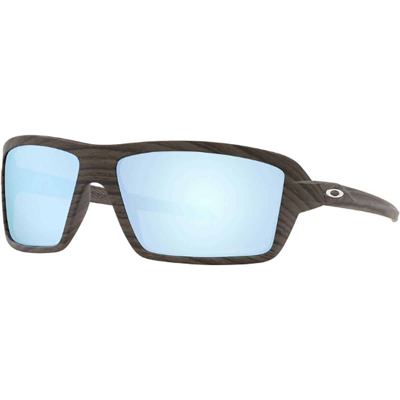 Oakley Cables Woodgrain Collection Prizm Men's Lifestyle Polarized Sunglasses-OO9129