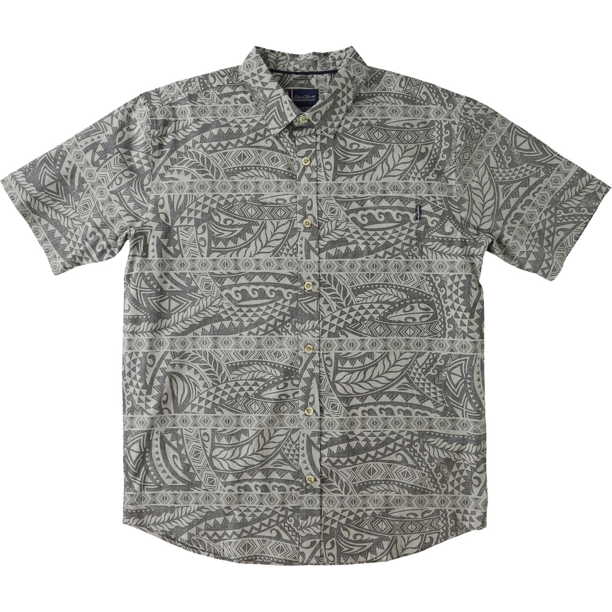 O'Neill Jack O'Neill West Winds Men's Button Up Short-Sleeve Shirts - Gray