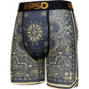 PSD Baller Bandana Gold Micro Mesh Boxer Men's Bottom Underwear (Refurbished, Without Tags)