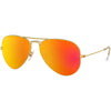 Ray-Ban Flash Lenses Adult Aviator Sunglasses (Brand New)