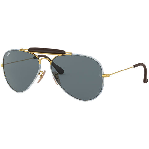 Ray-Ban RB3422Q Craft Adult Aviator Sunglasses (Refurbished)