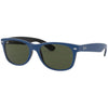 Rubber Blue on Black / Green