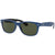 Rubber Blue on Black / Green