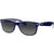 Matte Blue On Transparent / Light Grey Gradient Dark Grey