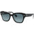 Black On Transparent / Blue Gradient Grey