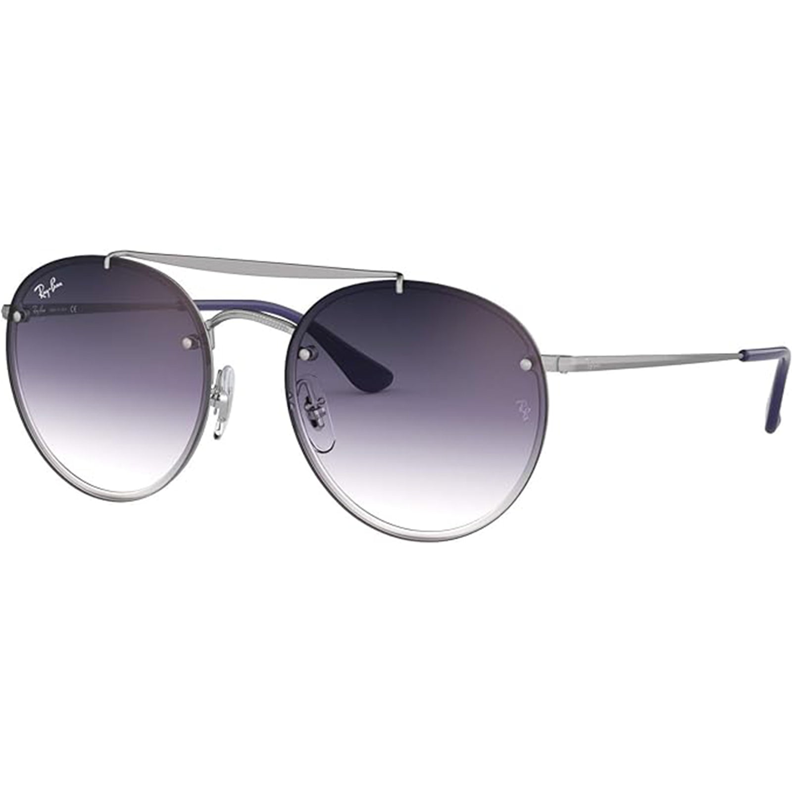Ray-Ban Blaze Round Double Bridge Men's Lifestyle Sunglasses-0RB3614N