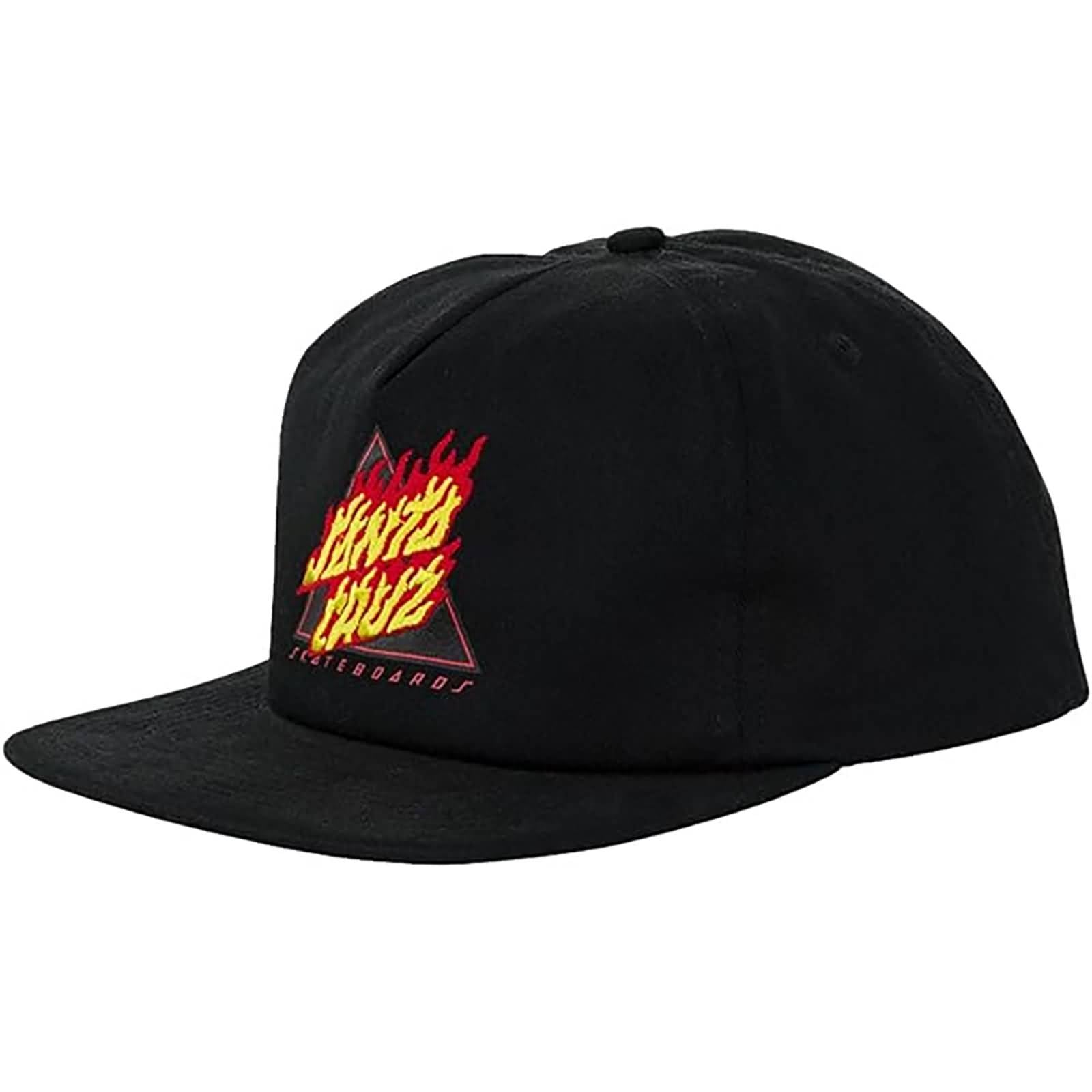Santa Cruz Flamed Not A Dot Men's Snapback Adjustable Hats (Brand
