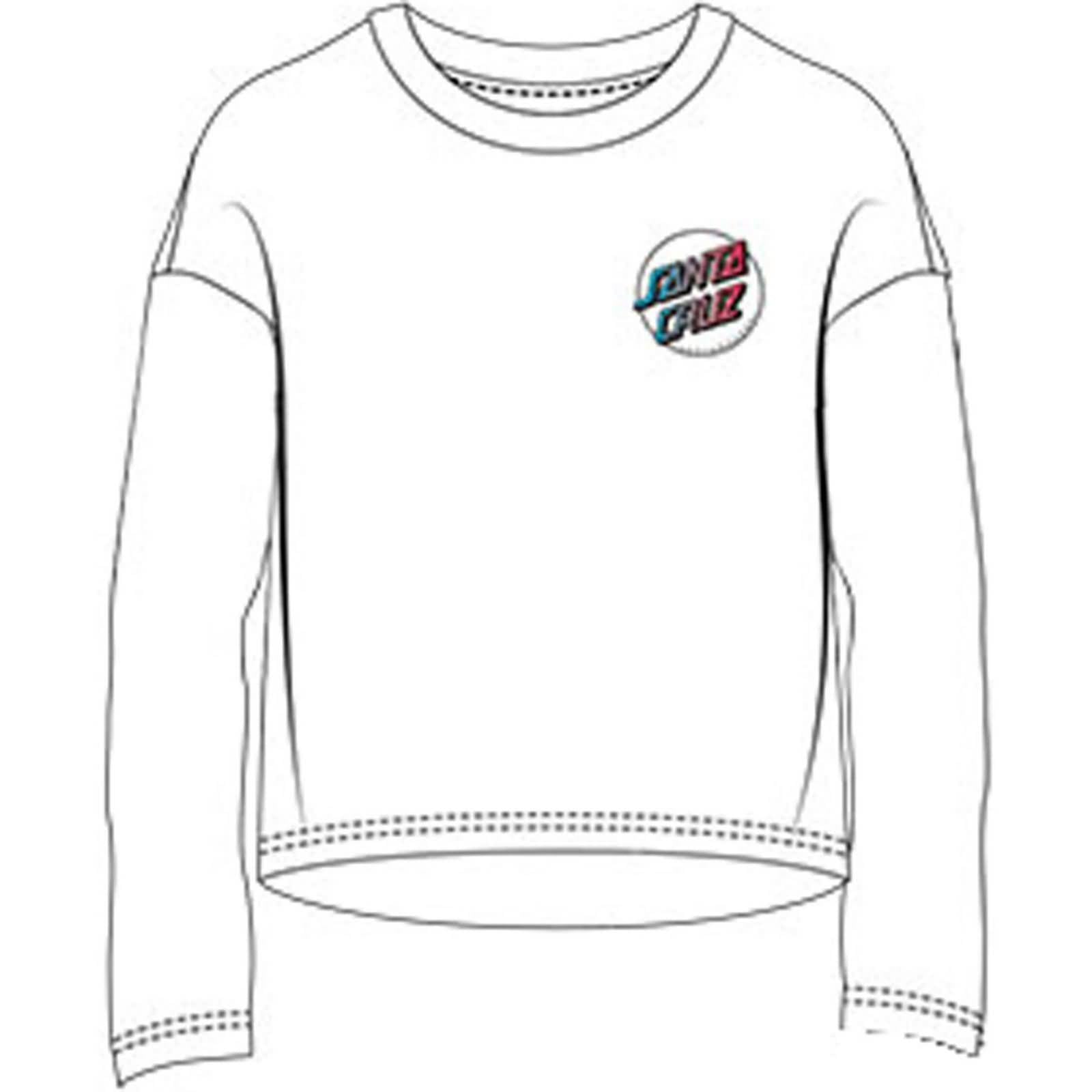 Santa Cruz Shark Regular Youth Girls Long-Sleeve Shirts-44153643