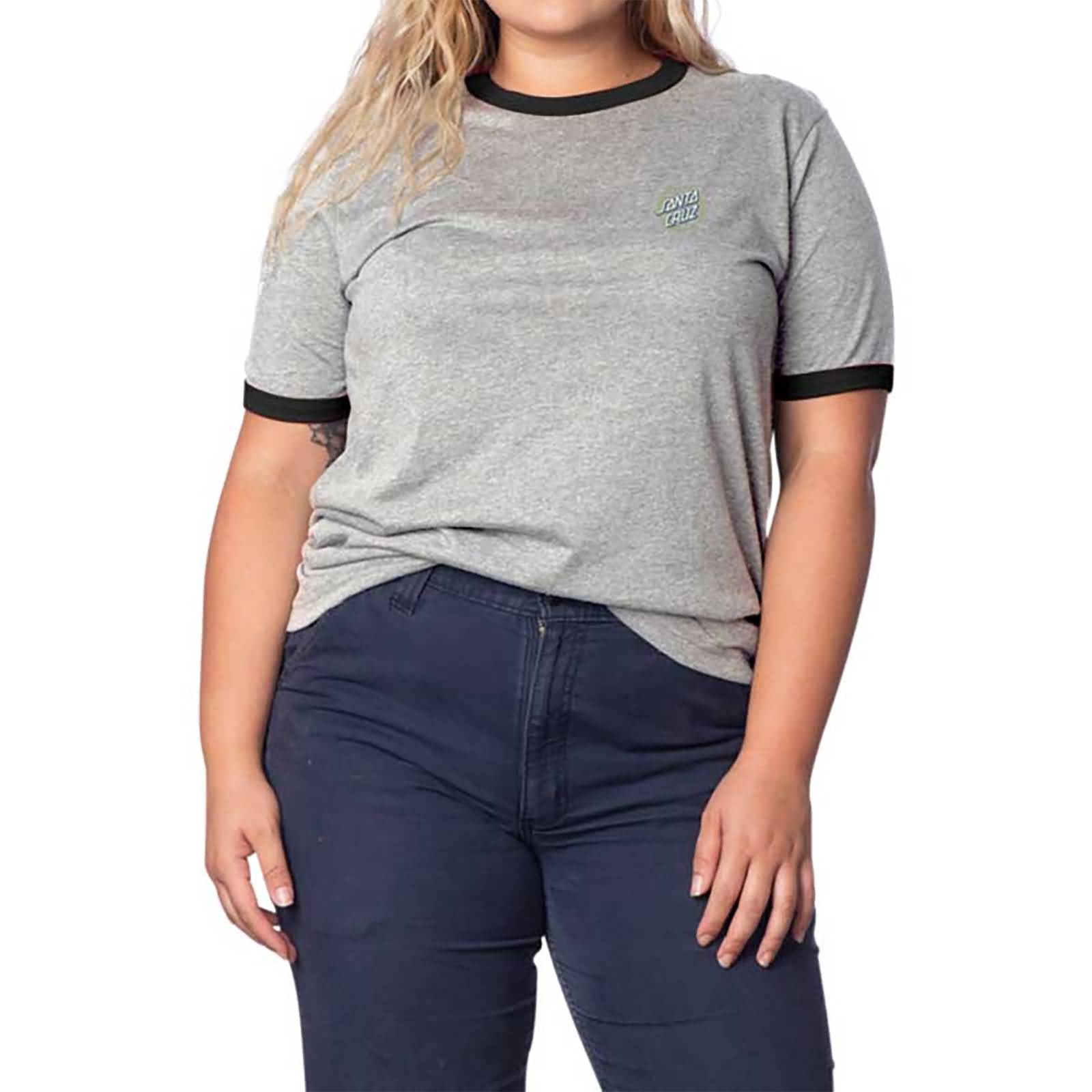 Santa Cruz Absent Gleam Dot Women's Short-Sleeve Shirts-44155480