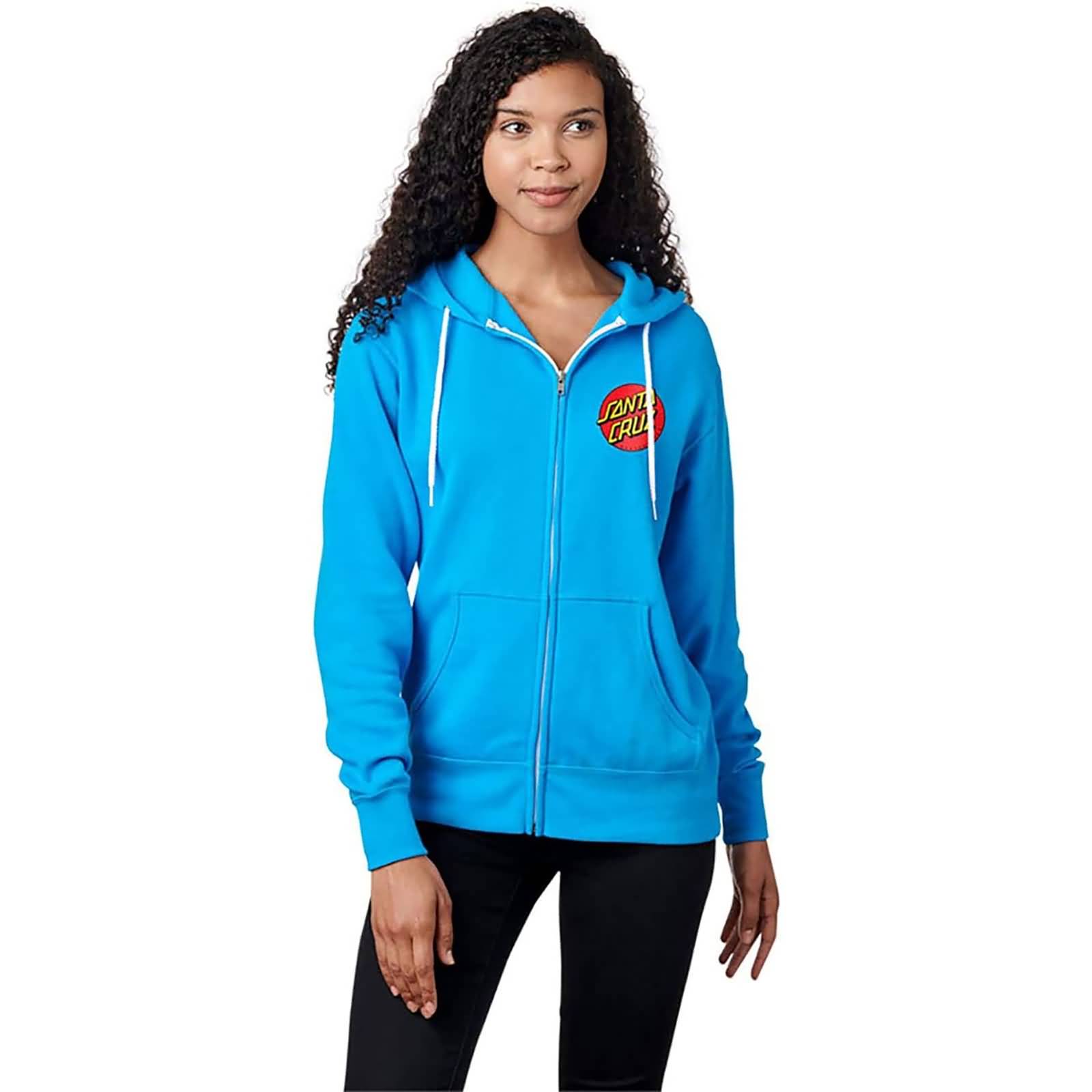 Santa Cruz Classic Dot LW Women's Hoody Zip Sweatshirts-44251085