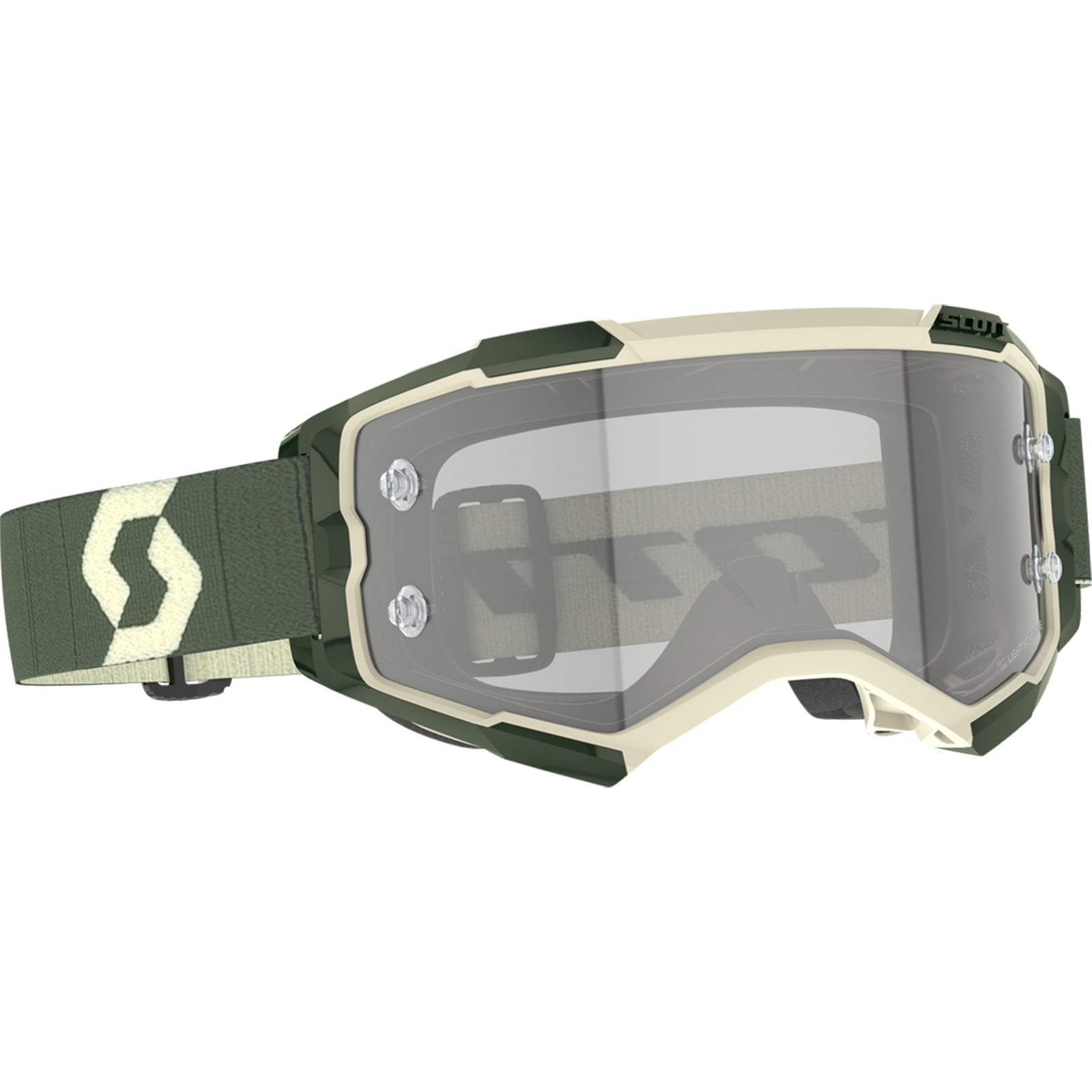 Scott Fury Kaki Adult Off-Road Goggles-51-5634