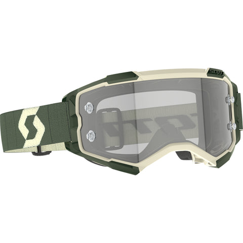 Scott Fury Kaki Adult Off-Road Goggles