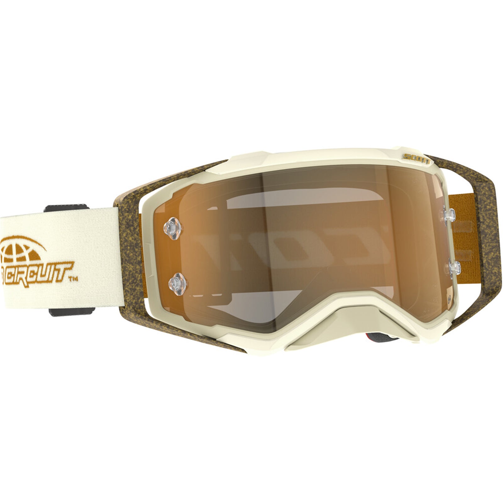 scott mx goggles Scott Prospect Pro Circuit Amp Goggle Beige/White/Brown
