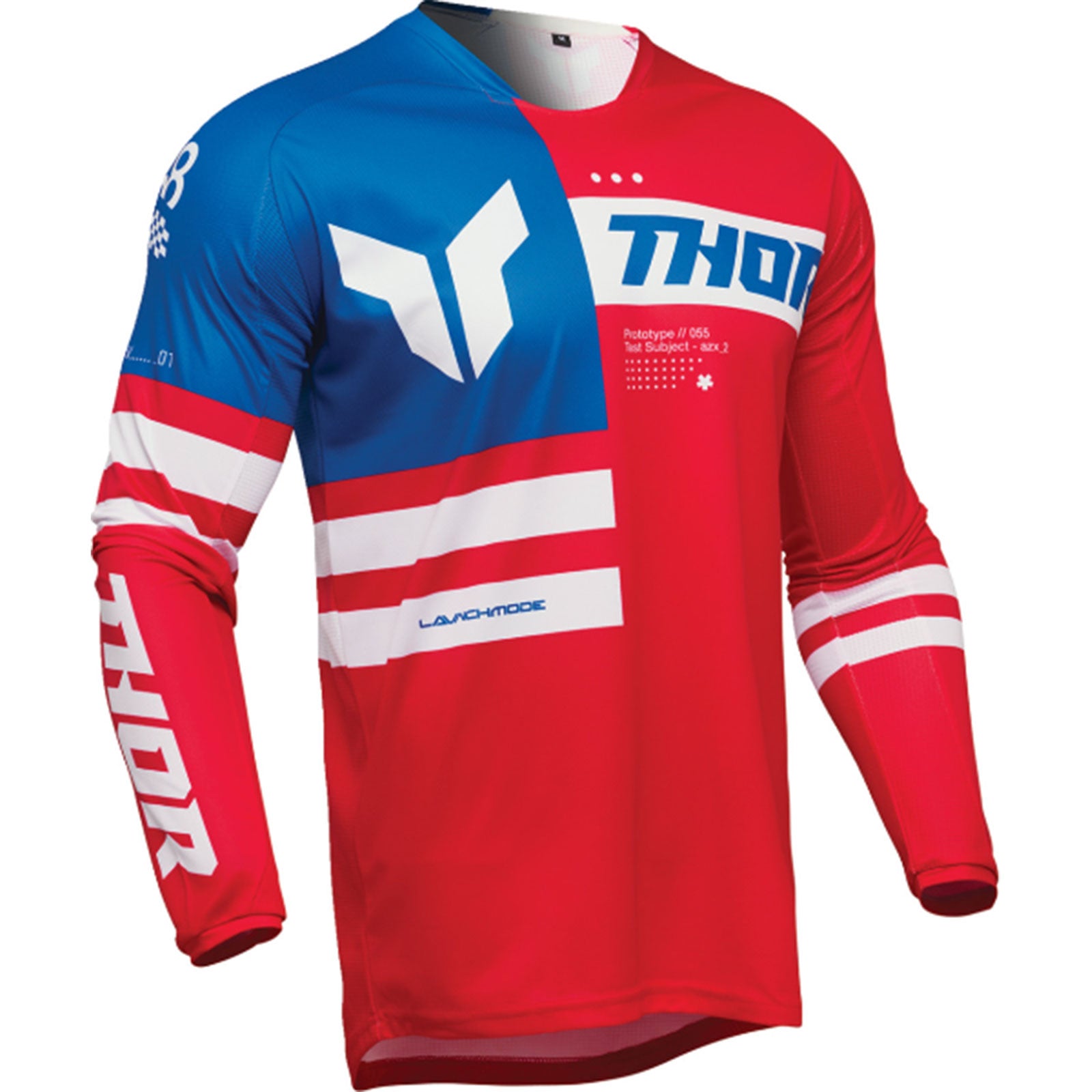 Thor MX Launchmode Patriot LS Men's Off-Road Jerseys-2910