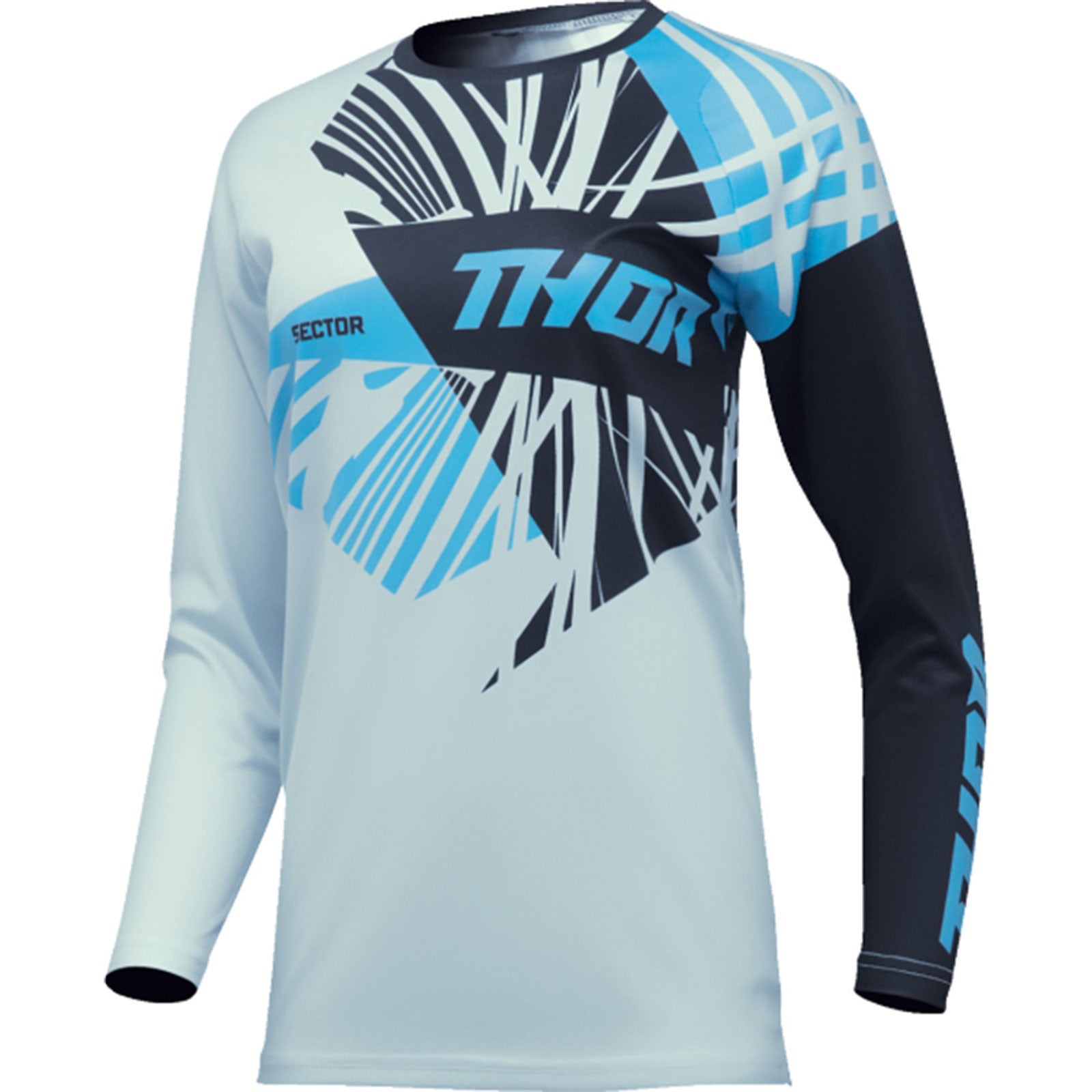 Thor MX Sector Split LS Women's Off-Road Jerseys-2911