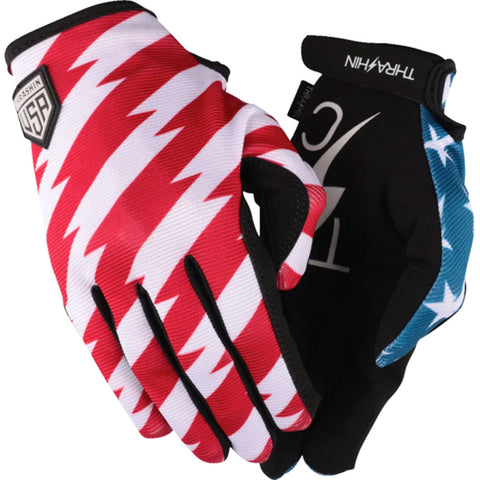 Thrashin Supply Stars & Bolts Stealth Men's Street Gloves