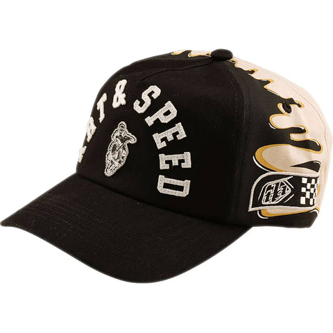 Troy Lee Designs Finish Line Unstructured Curved Men's Snapback Adjustable Hats
