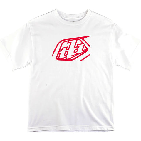 Troy Lee Designs Cropped Badge Youth Short-Sleeve Shirts