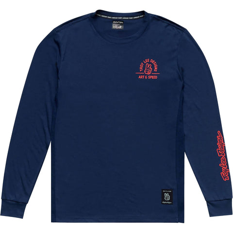 Troy Lee Designs Skyline Ride Tee Locals LS Men's MTB Jerseys