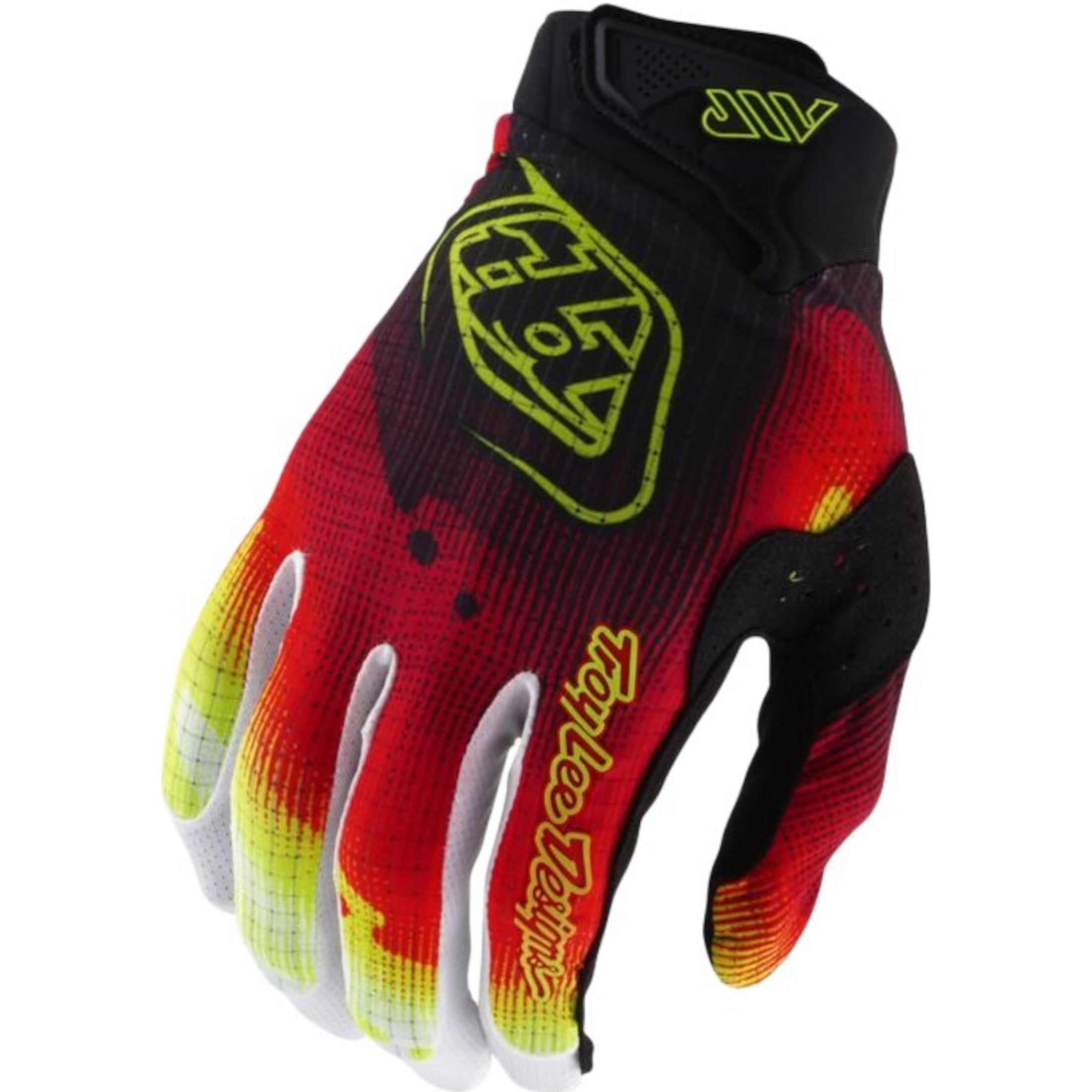 Troy Lee Designs Air Illusion Men's Off-Road Gloves - Red / Black