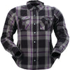 Z1R Ashwood Flannel Women's Button Up Long-Sleeve Shirts