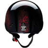 Z1R Vagrant Red Catrina Adult Cruiser Helmets