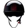 Z1R Vagrant Red Catrina Adult Cruiser Helmets