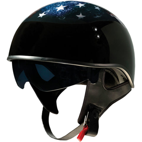 Z1R Vagrant USA Skull Adult Cruiser Helmets