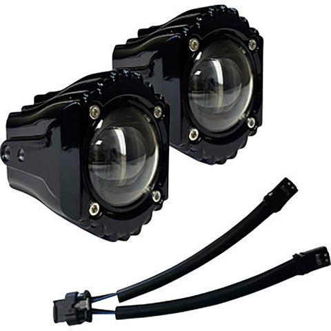 Custom Dynamics Shark Demon High Performance LED Fog Lights Motorcycle Accessories