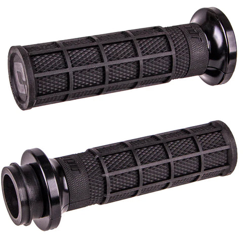 ODI Harley-Davidson 2008-2023 Tbw: V-Twin Lock-On Hart-Luck Signature Full-Waffle Hand Grips